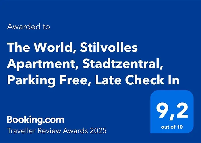 The World, Stilvolles Apartment, Stadtzentral, Parking Free, Late Check In